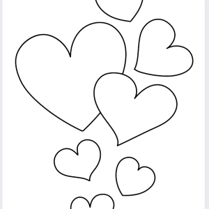 Valentine’s Day-Themed Coloring Book for Kids | February Hearts, Cupids, and Love Designs | Printable Digital Download